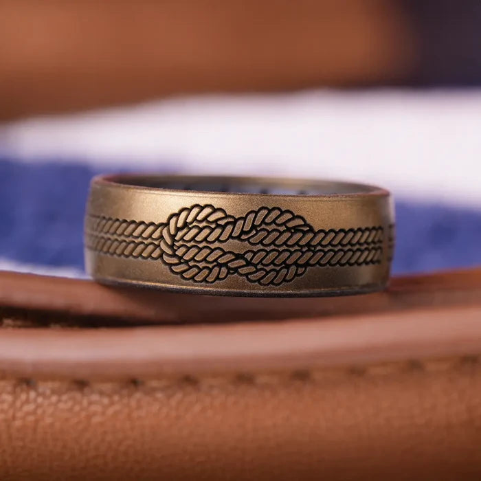 Sailor's Knots Ring - Bronze