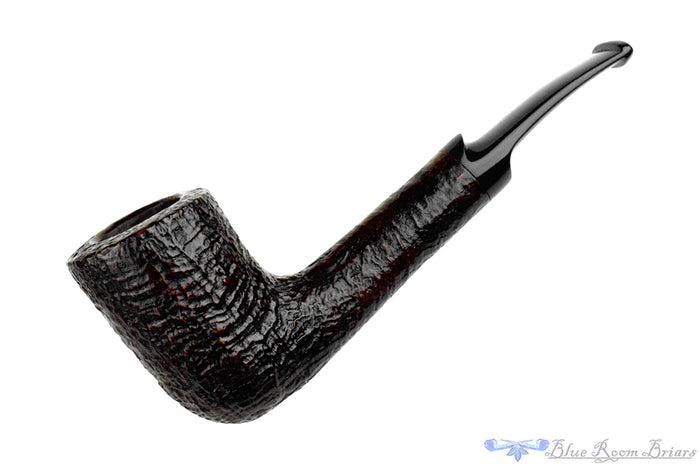 Blue Room Briars is proud to present this Savinelli Handmade Sandblast Bent Dublin Estate Pipe