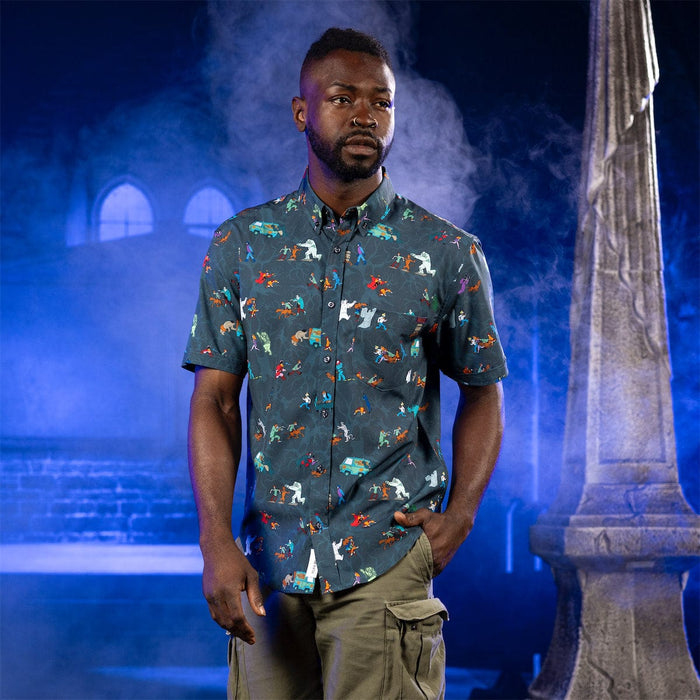 RSVLTS Scooby-Doo Short Sleeve Shirt Scooby Doo "Behind You!" – KUNUFLEX Short Sleeve Shirt Scooby Doo "Behind You!" – KUNUFLEX Short Sleeve Shirt