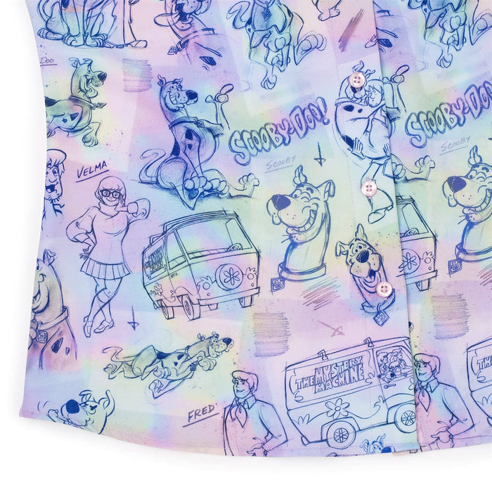 RSVLTS Scooby-Doo Women's Short Sleeve Shirt Scooby Doo "Scooby Doodles" – Women's KUNUFLEX Short Sleeve Shirt Scooby Doo "Scooby Doodles" – Women's KUNUFLEX Short Sleeve Shirt