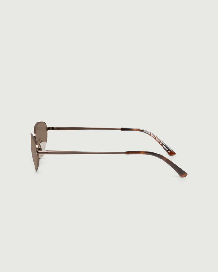 Portobello Adaptive::Selene Eyeglasses cateye Brown metal side