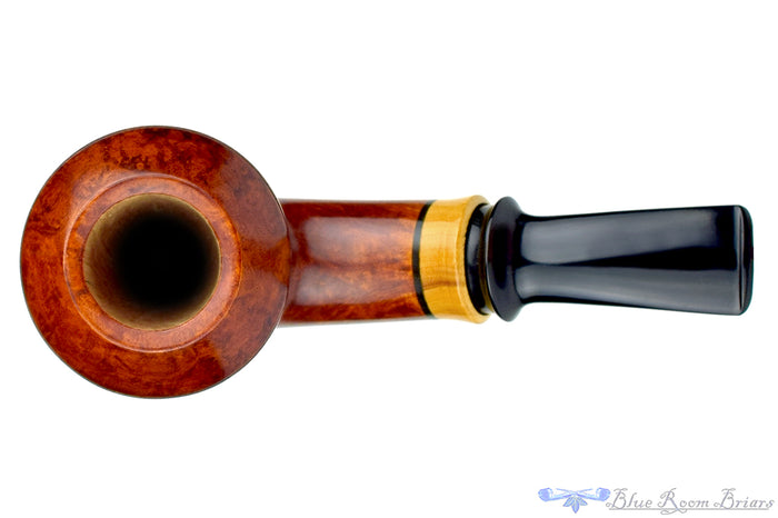 Blue Room Briars is proud to present this Sergey Cherepanov Pipe Rhodesian with Boxwood