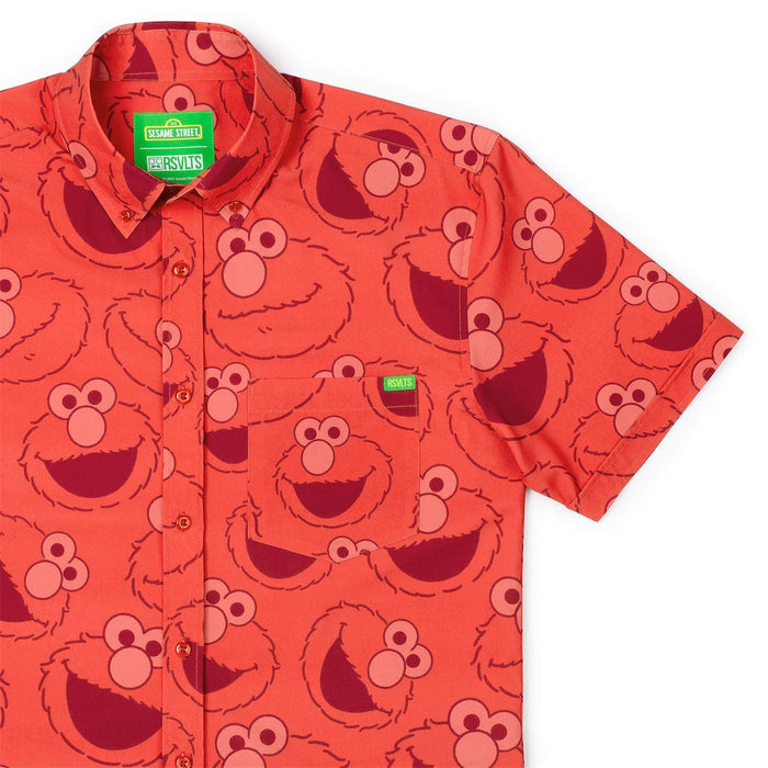 RSVLTS XS Sesame Street Short Sleeve Shirt Sesame Street "Elmo Everywhere" – KUNUFLEX Short Sleeve Shirt Sesame Street "Elmo Everywhere" – KUNUFLEX Short Sleeve Shirt