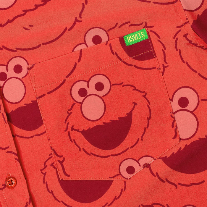 RSVLTS Sesame Street Short Sleeve Shirt Sesame Street "Elmo Everywhere" – KUNUFLEX Short Sleeve Shirt Sesame Street "Elmo Everywhere" – KUNUFLEX Short Sleeve Shirt