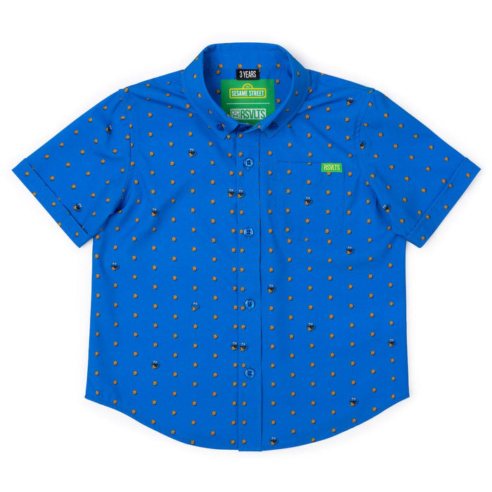 RSVLTS 2T Sesame Street Preschool Short Sleeve Shirt Sesame Street "Me Want Cookie!" – Preschooler KUNUFLEX Shirt Sesame Street "Me Want Cookie!" – Preschooler KUNUFLEX Shirt