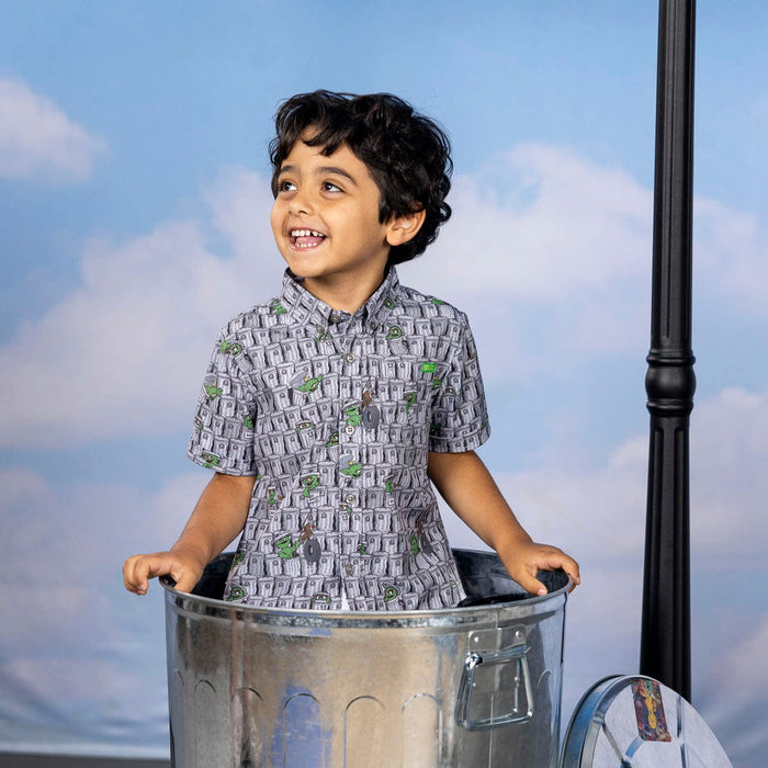 RSVLTS Sesame Street Preschool Short Sleeve Shirt Sesame Street "Scram!" – Preschooler KUNUFLEX Short Sleeve Shirt Sesame Street "Scram!" – Preschooler KUNUFLEX Short Sleeve Shirt