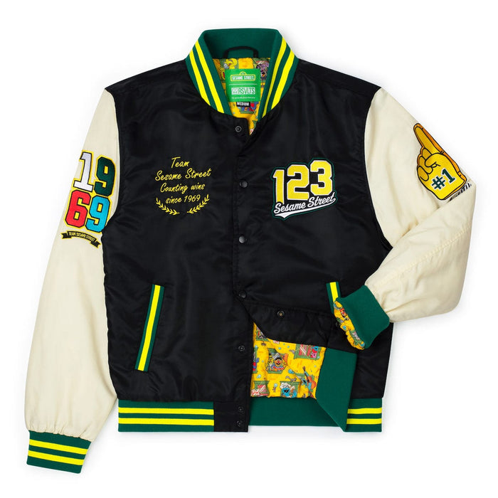 RSVLTS S Sesame Street Jacket Sesame Street "Team Sesame Street" – Coach Jacket Sesame Street "Team Sesame Street" – Coach Jacket