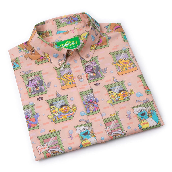 RSVLTS Sesame Street Short Sleeve Shirt Sesame Street "Welcome to the Neighborhood" – KUNUFLEX Short Sleeve Shirt Sesame Street "Welcome to the Neighborhood" – KUNUFLEX Short Sleeve Shirt