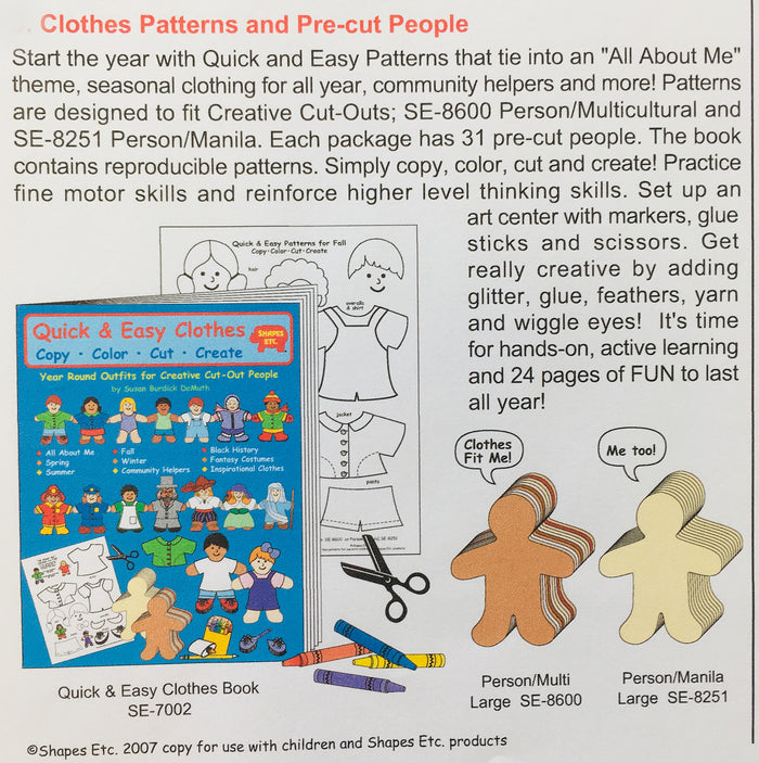 How-To Book - Quick & Easy Clothes - Creative Shapes Etc.