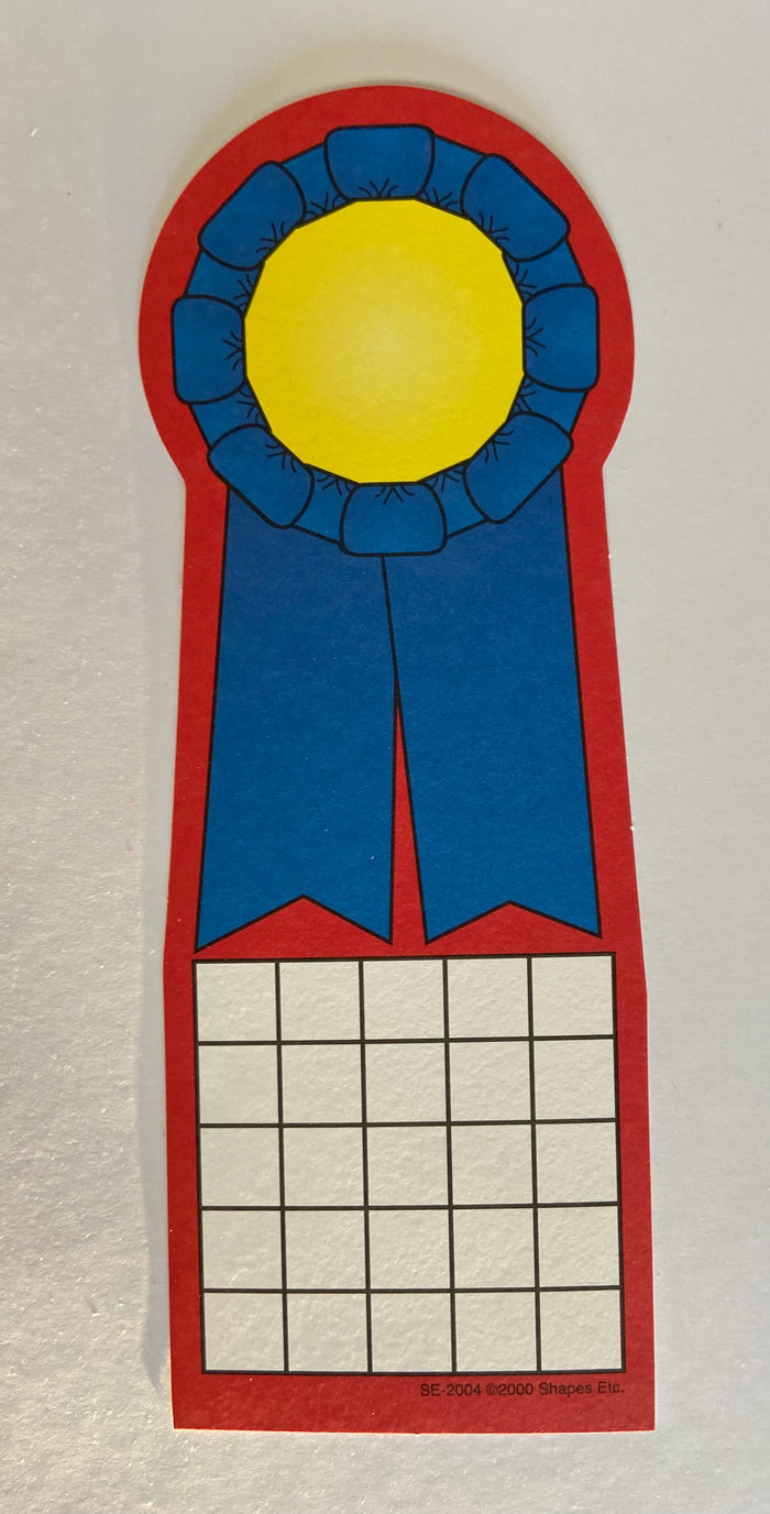 Incentive Sticker Set - Blue Ribbon - Creative Shapes Etc.