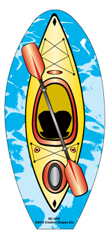 Large Notepad - Kayak - Creative Shapes Etc.
