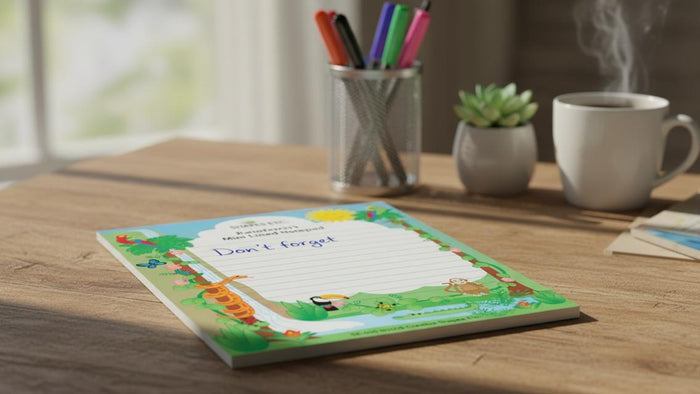 SHAPES ETC. Large Notepad - Rainforest / Lined