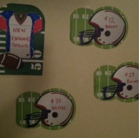 Large Notepad - Football Jersey - Creative Shapes Etc.