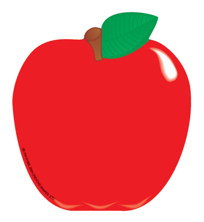 Mini apple notepad perfect for fall-themed writing activities