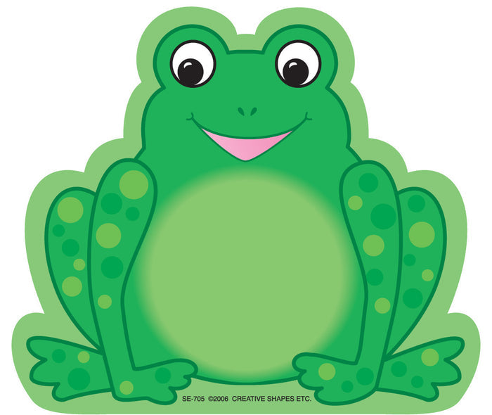 Mini Notepad - Frog Design for Kids & Crafts - Creative Shapes Etc.
