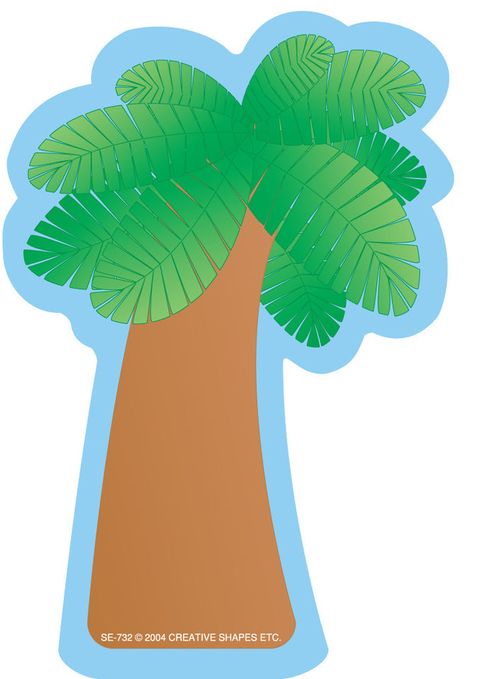 Mini Notepad - Palm Tree - Creative Shapes Etc.