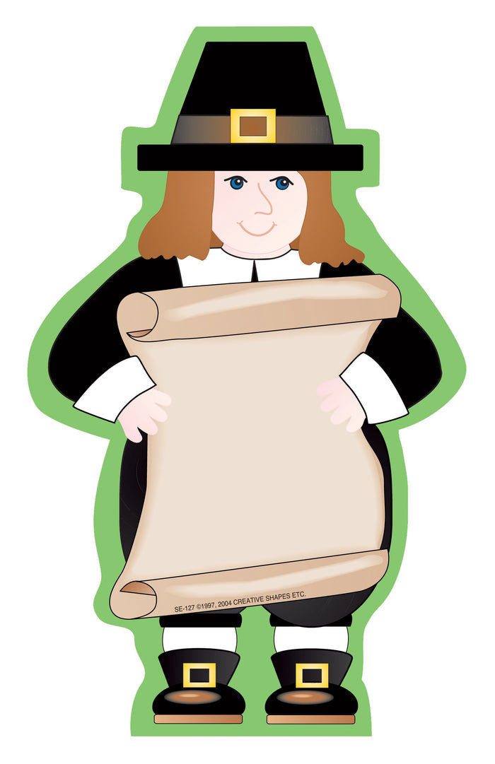 Mini Notepad - Pilgrim Boy - Creative Shapes Etc.