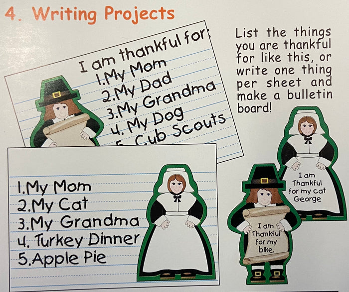 Mini Notepad - Pilgrim Girl - Creative Shapes Etc.