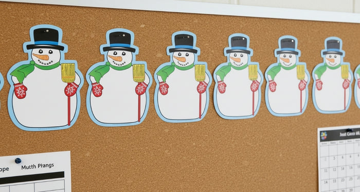 SHAPES ETC. Mini Notepad - Snowman