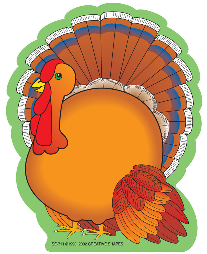 Turkey mini notepad for Thanksgiving classroom craft use