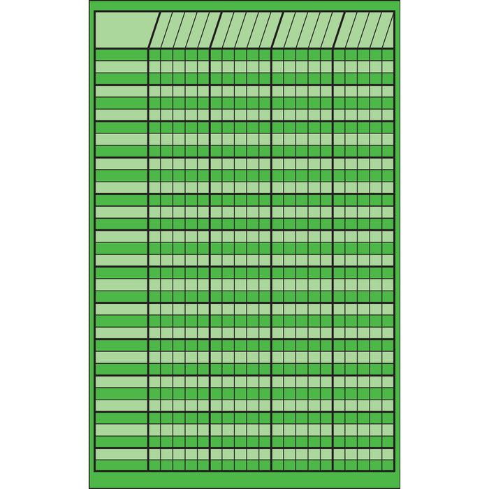 Small Incentive Chart - Green - Creative Shapes Etc.