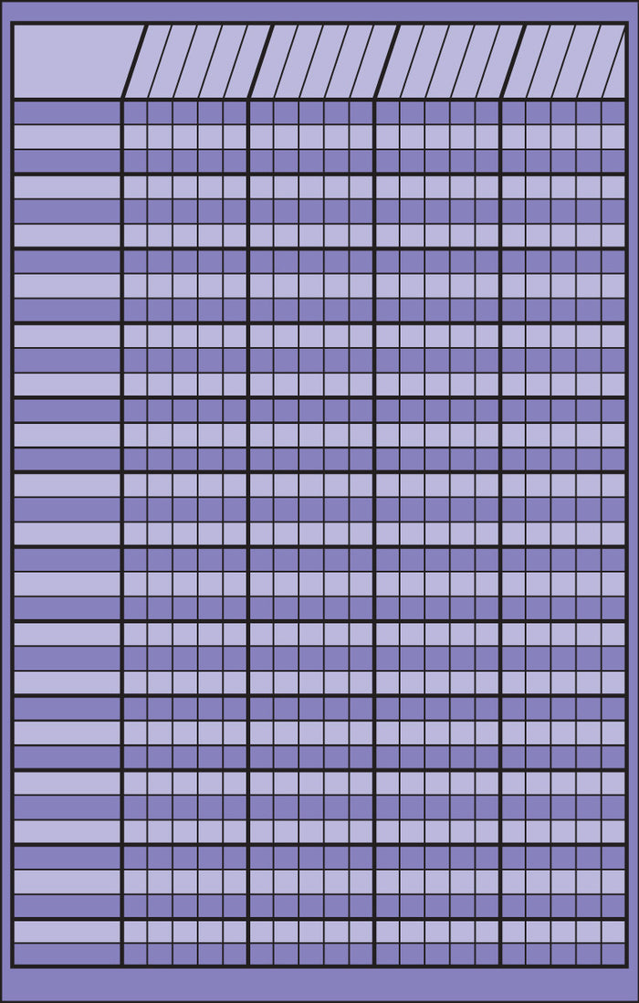 Small Incentive Chart - Lavender - Creative Shapes Etc.