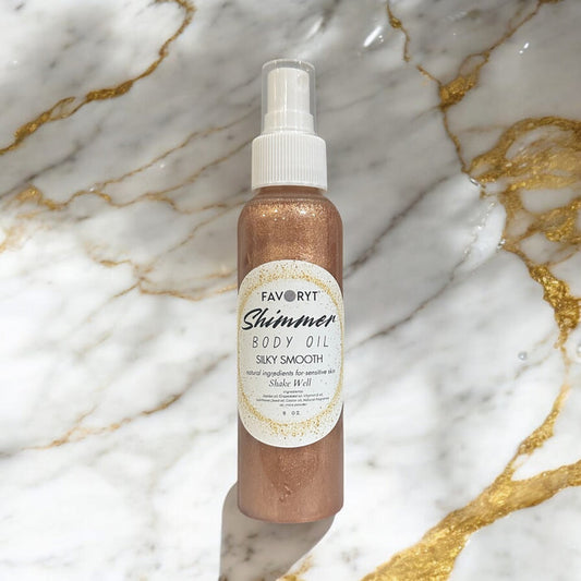 Shimmer Body Oil (Cranberry Mimosa 100% Natural formula)