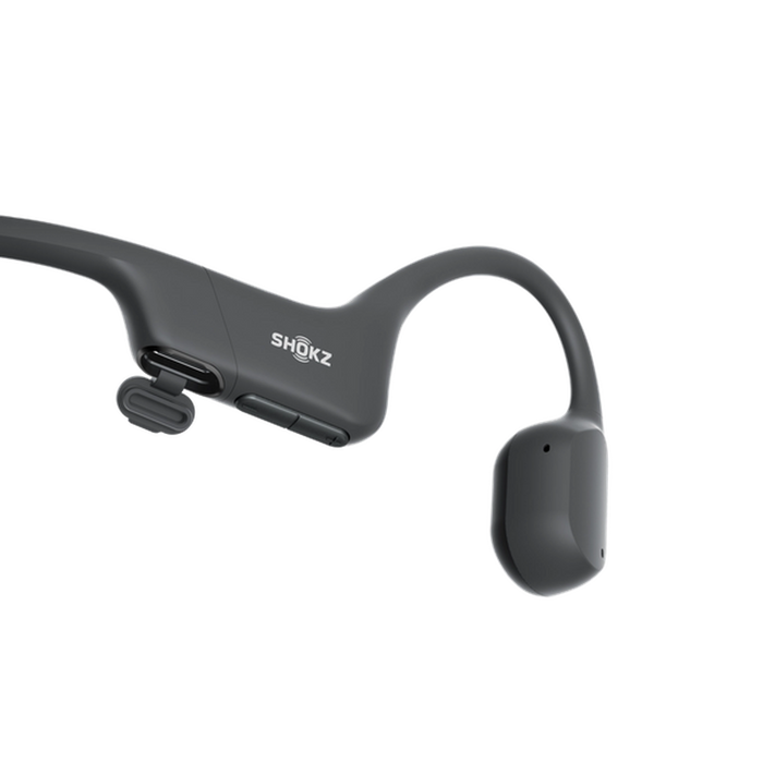 Shokz OpenRun Mini Bone Conduction Wireless Sport Headphones – Cosmic Black | 38-S806-MN-BK Shokz Headphones Euronics Ireland