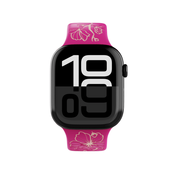 Silicone Sport Apple Watch Band - Blossoming Cherry