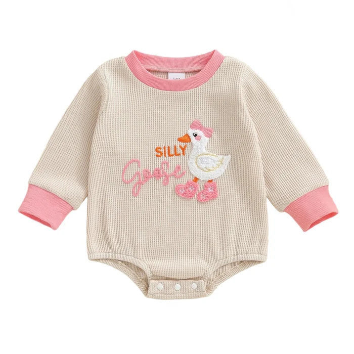 SILLY GOOSE Long-Sleeve Onesie