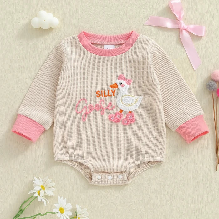 SILLY GOOSE Long-Sleeve Onesie