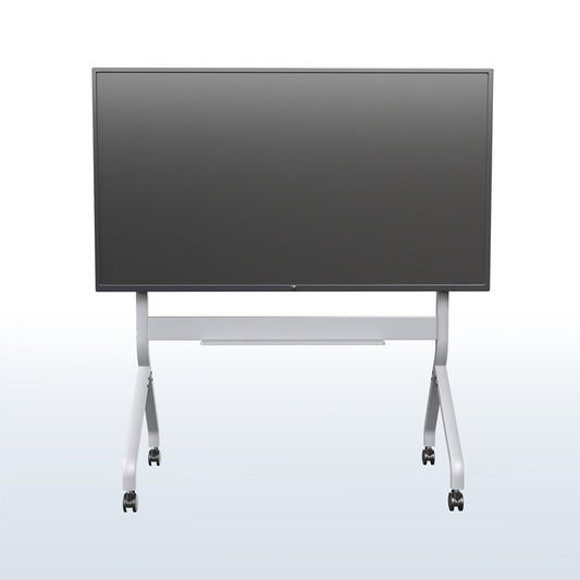 Slim Manual Height Adjustable TV Cart - 60” to 110” Screens