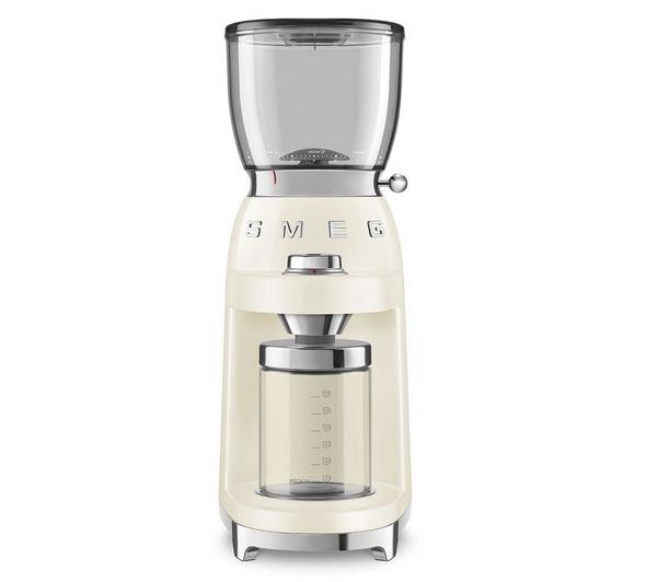 SMEG CGF01CRUK Coffee Grinder Cream Cream
