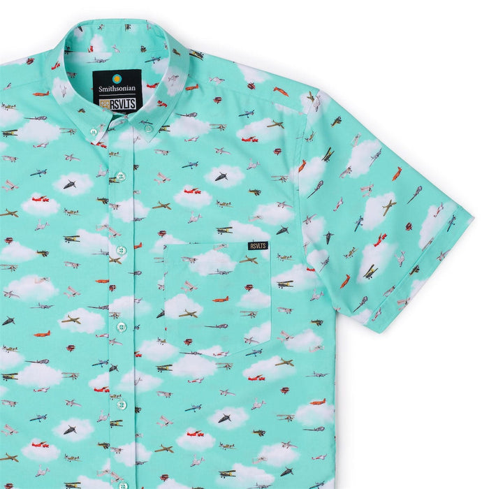 RSVLTS XS Smithsonian Short Sleeve Shirt Smithsonian Air and Space "Taking Flight" – KUNUFLEX Short Sleeve Shirt Smithsonian Air and Space "Taking Flight" – KUNUFLEX Short Sleeve Shirt