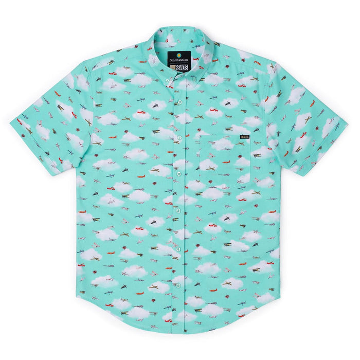 RSVLTS Smithsonian Short Sleeve Shirt Smithsonian Air and Space "Taking Flight" – KUNUFLEX Short Sleeve Shirt Smithsonian Air and Space "Taking Flight" – KUNUFLEX Short Sleeve Shirt