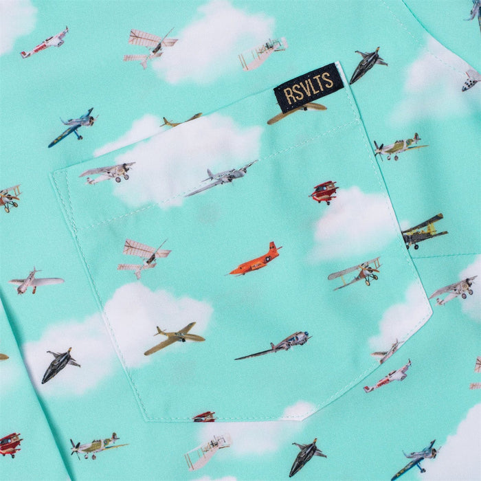 RSVLTS Smithsonian Women's Short Sleeve Shirt Smithsonian Air and Space "Taking Flight" – Women's KUNUFLEX Short Sleeve Shirt Smithsonian Air and Space "Taking Flight" – Women's KUNUFLEX Short Sleeve Shirt