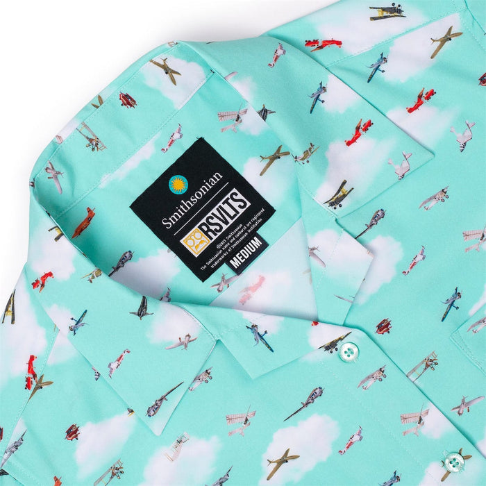 RSVLTS Smithsonian Women's Short Sleeve Shirt Smithsonian Air and Space "Taking Flight" – Women's KUNUFLEX Short Sleeve Shirt Smithsonian Air and Space "Taking Flight" – Women's KUNUFLEX Short Sleeve Shirt