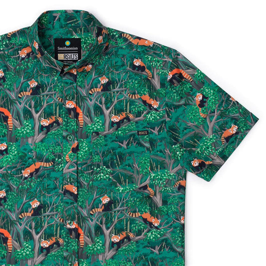 RSVLTS XS Smithsonian Short Sleeve Shirt Smithsonian’s National Zoo and Conservation Biology Institute "Red Panda-monium" – KUNUFLEX Short Sleeve Shirt Smithsonian’s National Zoo and Conservation Biology Institute "Red Panda-monium" – KUNUFLEX Short Sleeve Shirt