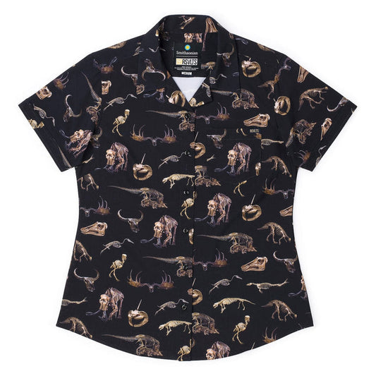 RSVLTS XS Smithsonian Women's Short Sleeve Shirt Smithsonian's Natural History "Excavating History" – Women's KUNUFLEX Short Sleeve Shirt Smithsonian's Natural History "Excavating History" – Women's KUNUFLEX Short Sleeve Shirt