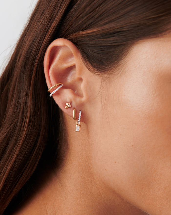 Fine Diamond Mushroom Single Stud Earring Earrings Missoma