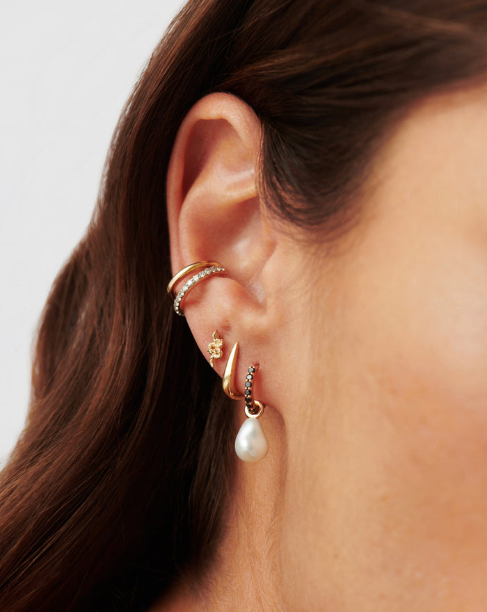Fine Snake Single Stud Earring Earrings Missoma