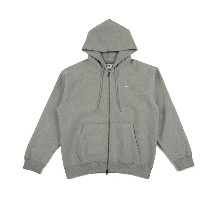 Solo Swoosh FZ Hoodie 'Dark Grey Heather'