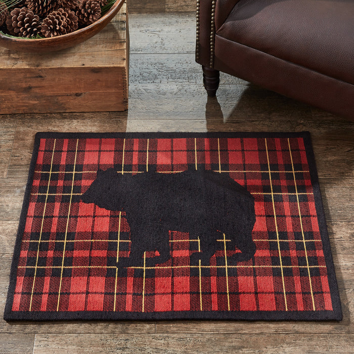 cheerful cozy Sportsman Plaid Indoor & Outdoor cabin Rug