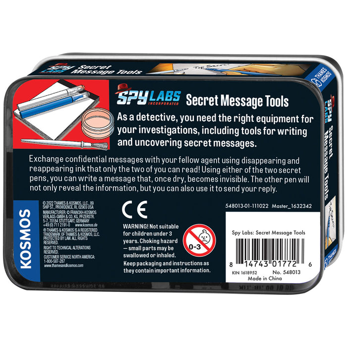 Spy Labs: Secret Message Tools  Thames & Kosmos