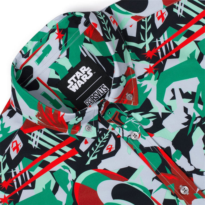 RSVLTS Star Wars Short Sleeve Shirt Star Wars™ "Boba Blast" – KUNUFLEX Short Sleeve Shirt Star Wars™ "Boba Blast" – KUNUFLEX Short Sleeve Shirt