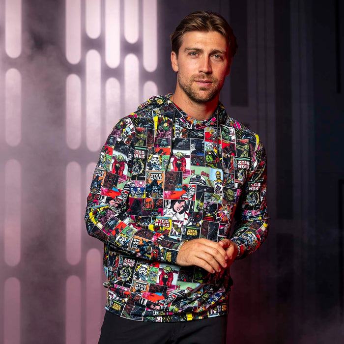 RSVLTS Star Wars Performance Hoodie Star Wars™ "Comic to the Dark Side" – Performance Hoodie Star Wars™ "Comic to the Dark Side" – Performance Hoodie