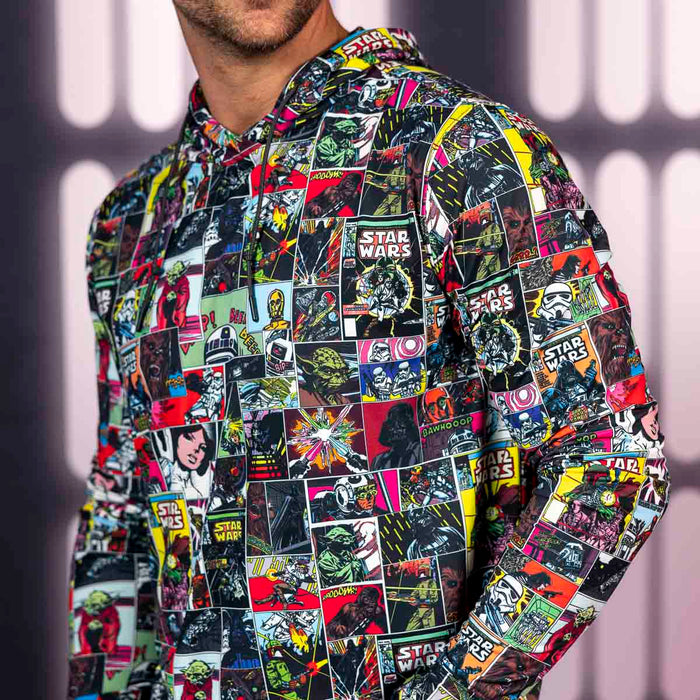 RSVLTS Star Wars Performance Hoodie Star Wars™ "Comic to the Dark Side" – Performance Hoodie Star Wars™ "Comic to the Dark Side" – Performance Hoodie