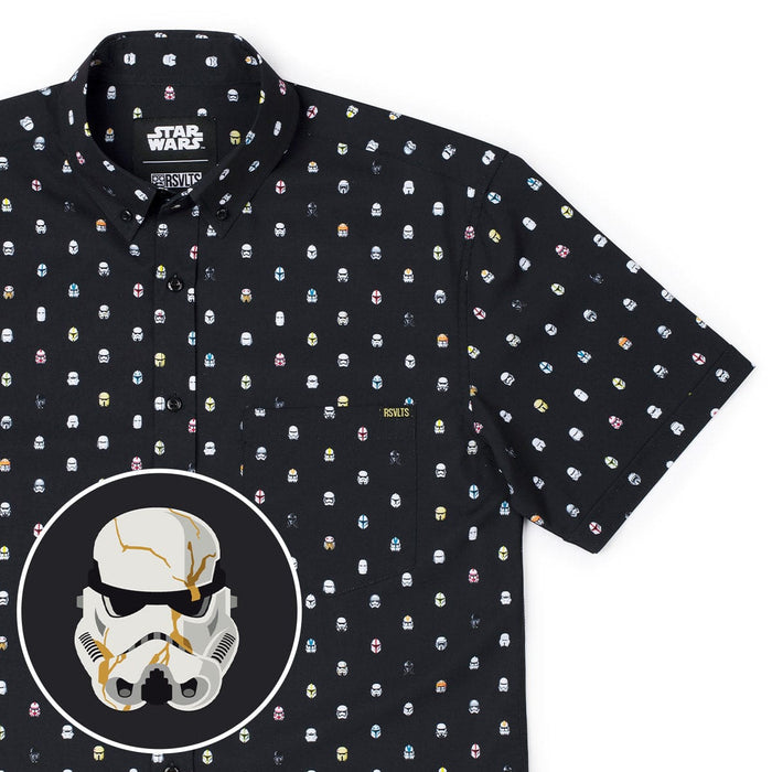 RSVLTS XS Star Wars Short Sleeve Shirt Star Wars™ “Lil Troopers (Dark Side)” – KUNUFLEX Short Sleeve Shirt Star Wars™ “Lil Troopers (Dark Side)” – KUNUFLEX Short Sleeve Shirt