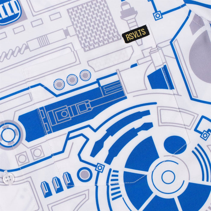 RSVLTS Star Wars Short Sleeve Shirt Star Wars™ "R2-Deconstructed" – KUNUFLEX Short Sleeve Shirt Star Wars™ "R2-Deconstructed" – KUNUFLEX Short Sleeve Shirt