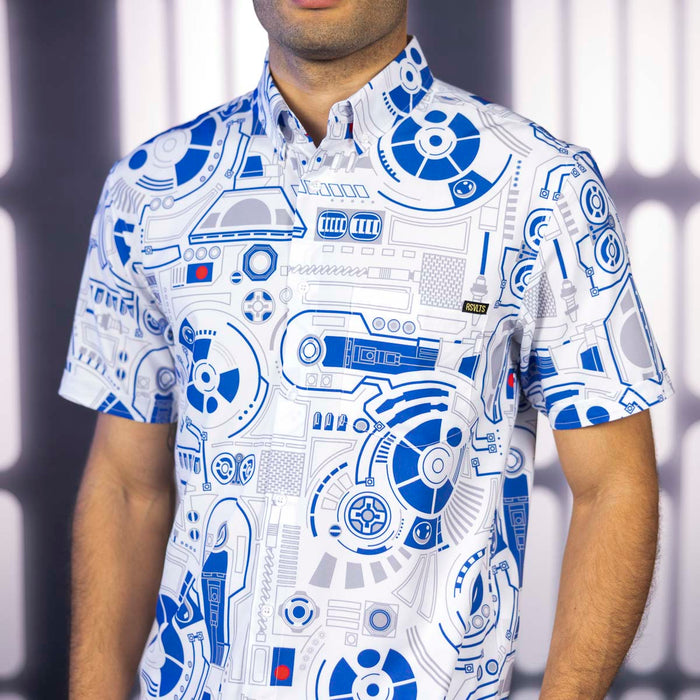 RSVLTS Star Wars Short Sleeve Shirt Star Wars™ "R2-Deconstructed" – KUNUFLEX Short Sleeve Shirt Star Wars™ "R2-Deconstructed" – KUNUFLEX Short Sleeve Shirt